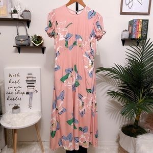 Revolve Capulet  Georgie Linen Blend Midi Dress